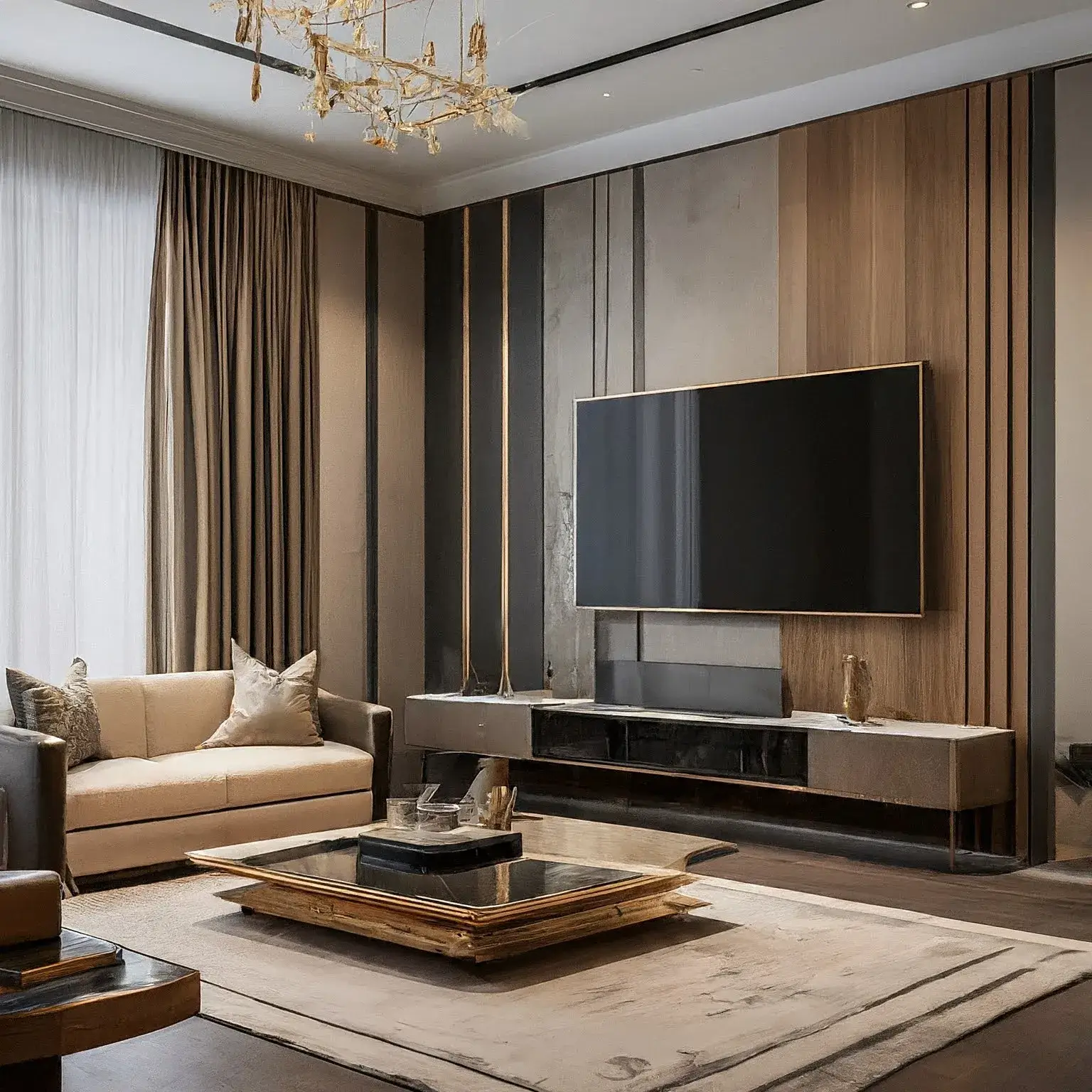 Modern TV seti dekoru 3	